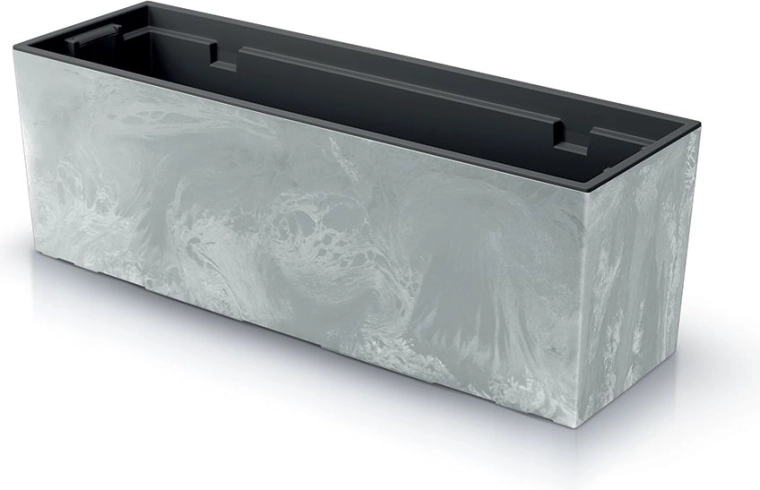 Skrzynka URBI Case efekt betonu z wkładem 77 cm