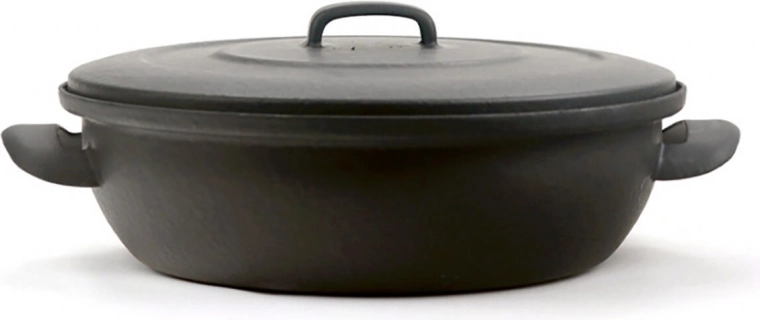 Emaliowana brytfanna z pokrywką 28 cm