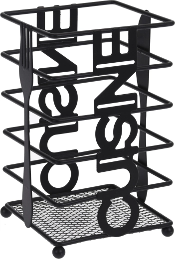 Metalowa ociekarka na sztućce