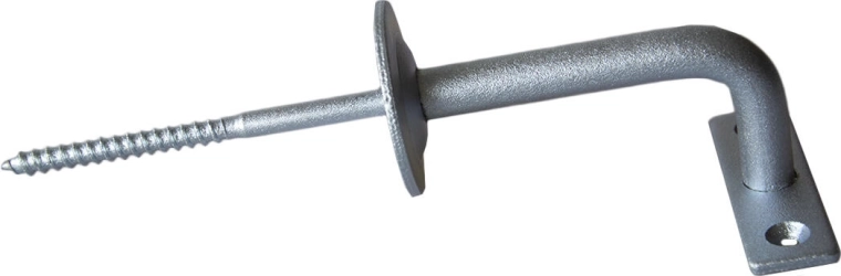 Uchwyt poręczy balustrady Klasik – biały cynk