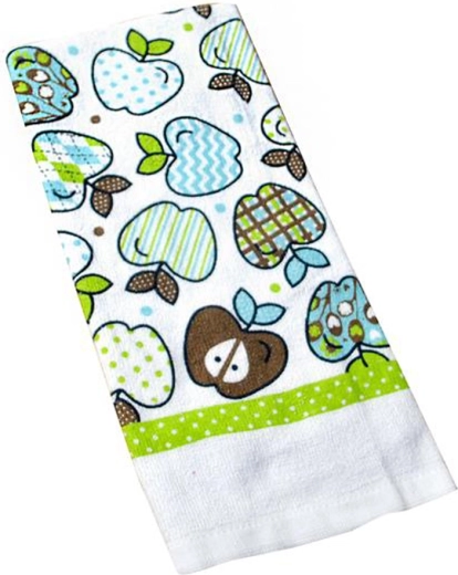 Ręcznik kuchenny TORO z motywem jabłuszek, 38 × 63 cm, 2 szt.