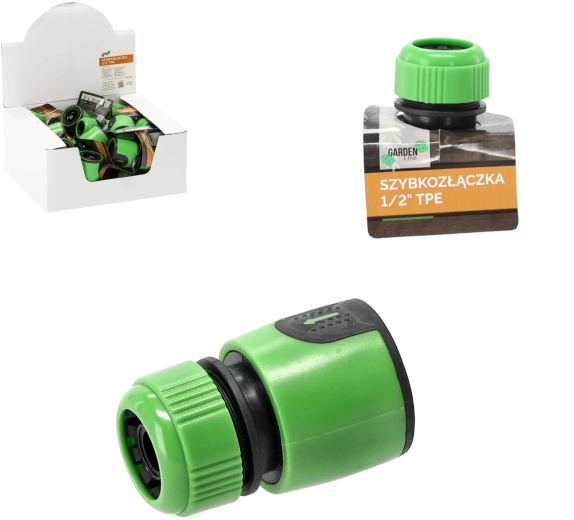 Szybkozłączka do węża 1/2 z powierzchnią TPE