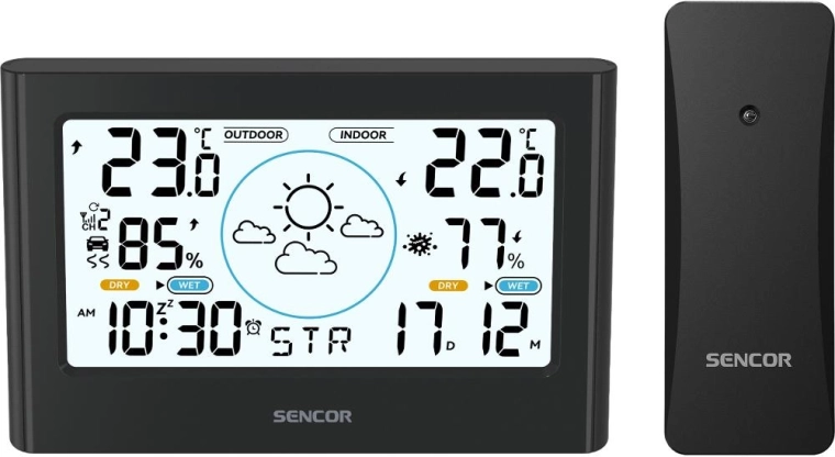 Stacja meteorologiczna Sencor SWS 2600 z bezprzewodowym czujnikiem