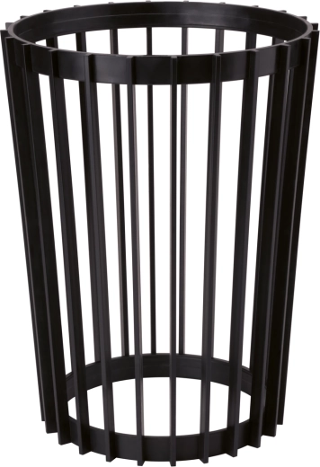 Stojak na kwiaty Standy 1 czarny, dwustronny 24/30 cm, wysokość 40 cm