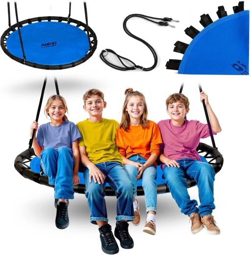 Huśtawka koło bocianie gniazdo 120 cm NEO-SPORT Swingo