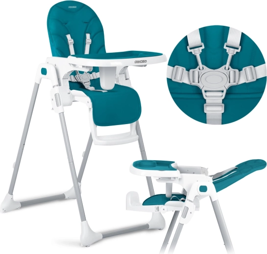 Krzesełko do karmienia Ricokids Tulo niebieskie