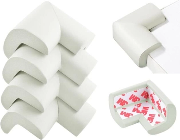 Piankowe osłony narożników – 4 szt. – Biały