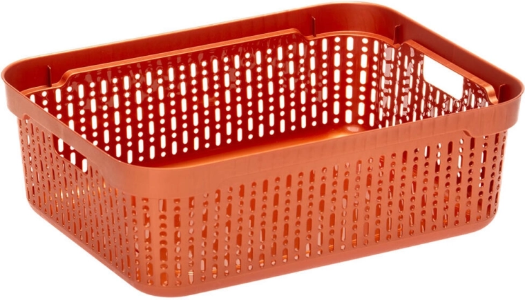 Plastowy koszyk do przechowywania Morsetta 39,3 × 30 × 13 cm – mix kolorów