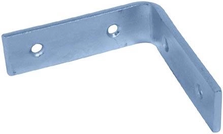 Kątownik równoramienny 40 × 100 × 100 mm, ocynkowany, opakowanie 4 szt.