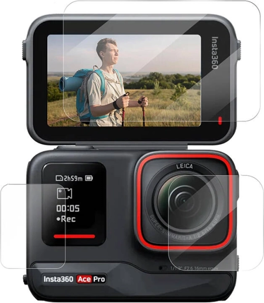 Hartowane szkło TELESIN dla INSTA360 Ace Pro / Ace