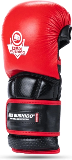 Premium rękawice MMA DBX BUSHIDO Warrior – czerwone