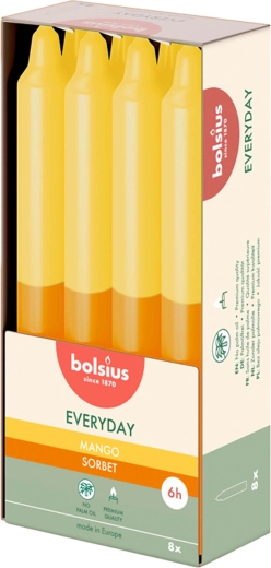 Zapachowa świeca stożkowa mango 180 × 21 mm - 1 sztuka