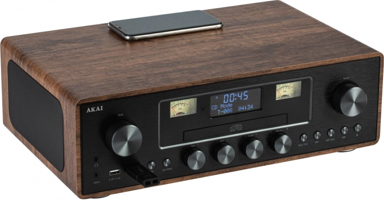 Akai Rhapsody mikrosystem z CD, DAB+/FM i Bluetooth