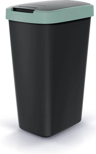 Wąski kosz na śmieci z uchylną pokrywą 45 l PROSPERPLAST