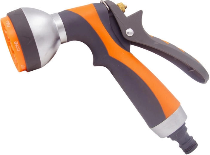 Ogrodowy pistolet zraszający DELUX z 7 trybami, metalowy