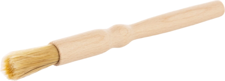 Okrągły pędzel spożywczy z drewna bukowego 18,5 cm