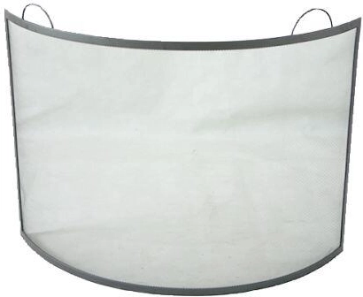 Osłona kominkowa 66 × 66 cm stal czarna