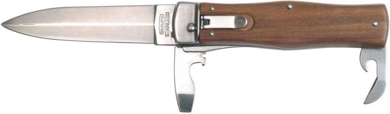 Nóż sprężynowy Mikov Predator 241 z rękojeścią z palisandru