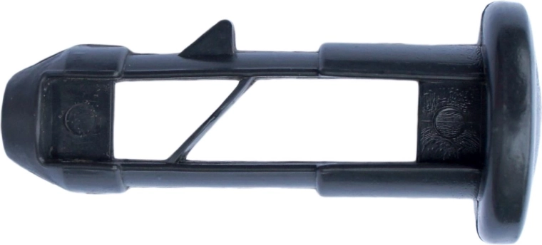 Zabezpieczający sworzeń do pokrywy plastikowego kosza na śmieci