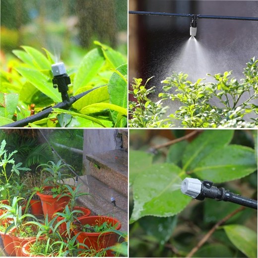 Ogrodowa mgiełkowa i kroplowa nawadnianie 10 m, zestaw 10 zraszaczy