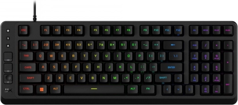 Klawiatura gamingowa HyperX Eve 1800 z kompaktowym układem 1800 i 10‑strefowym RGB
