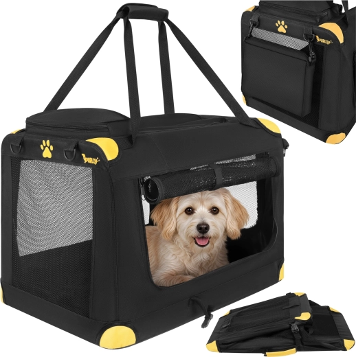Składana torba transportowa i zagroda dla psa i kota Purlov 60 × 42 × 44 cm