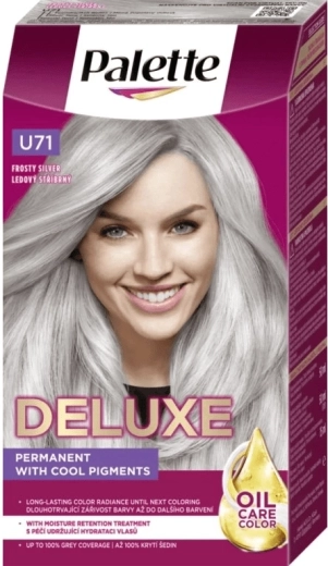 Palette Deluxe U71 lodowatosrebrny – trwała farba do włosów 50 ml
