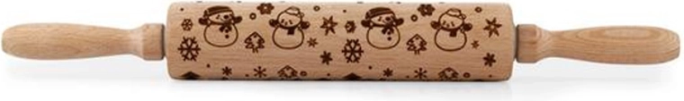 Drewniany wałek embossowany TORO bałwanek 19 cm