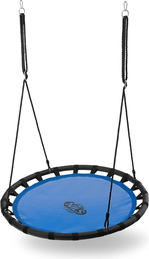 Huśtawka bocianie gniazdo NILS CAMP NB5035 niebieska