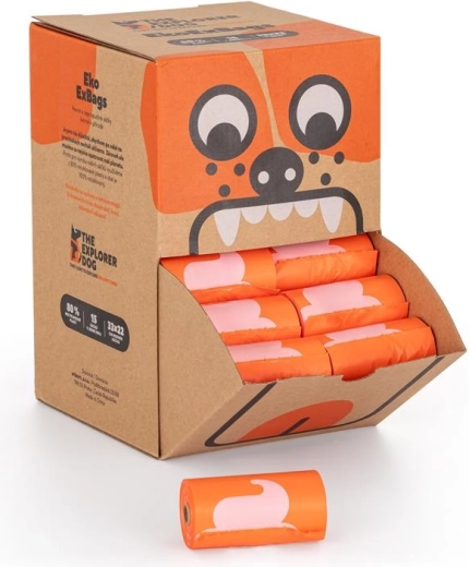 Explorer dog – recyklingowane woreczki na psie odchody 720 szt.