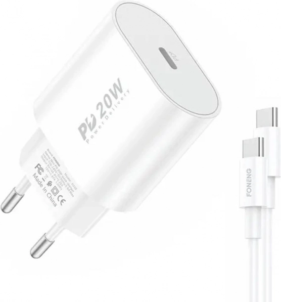 Szybka ładowarka Foneng EU39 z kablem USB-C