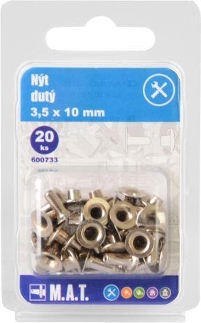 Nit rurkowy 3,5 × 10 mm (20 szt.)