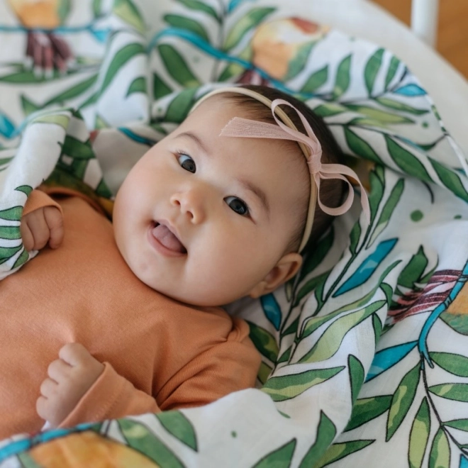 Tommy Lise muślinowa pieluszka z bio bawełny Airy Grace 120 x 120 cm