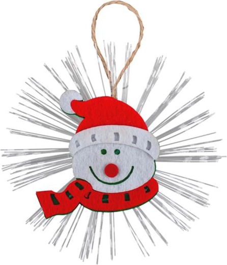 Zawieszana świąteczna dekoracja LED – mix motywów