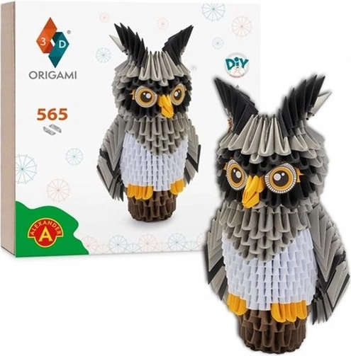Origami 3D sowa
