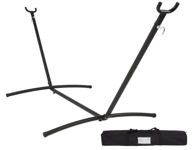 Metalowy stojak na hamak 260 × 107 × 100 cm