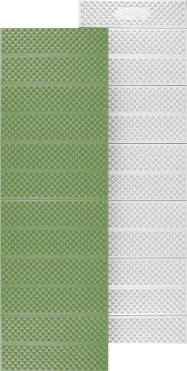 Składana piankowa karimata z warstwą refleksyjną zielona