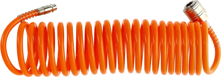 Spiralny wąż powietrzny 5 m z szybkozłączką