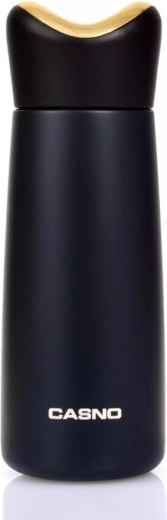 Butelka termiczna Casno Capitol Peak 280 ml czarna - 1 sztuka