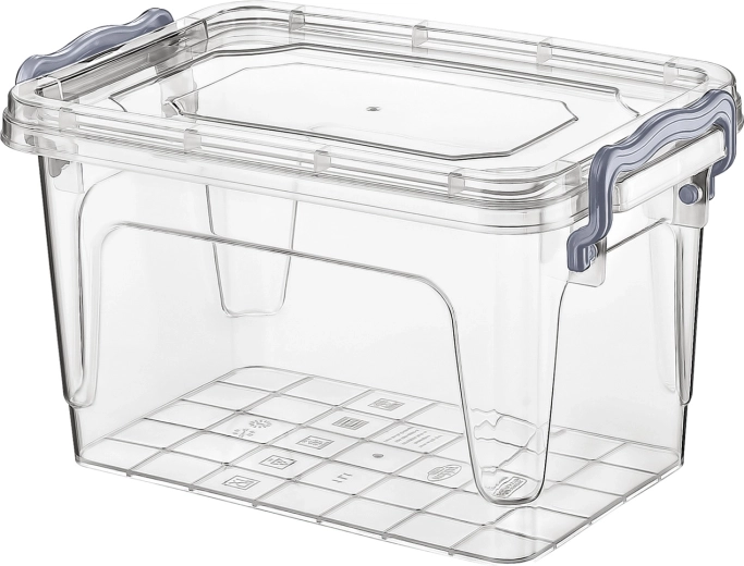 Prostokątne plastikowe pudełko Maxi Multi Box 1 l z pokrywką