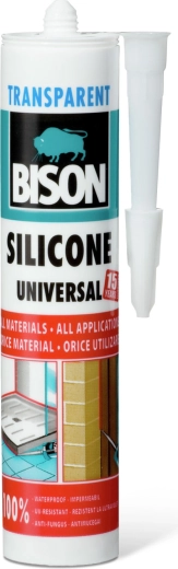 Bison uniwersalny silikon transparentny 280 ml