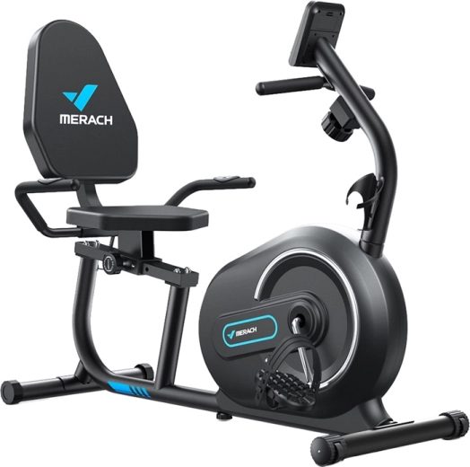 Rower treningowy poziomy Merach MR-S08B1, czarny