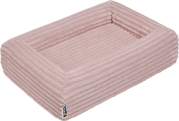 Ortopedyczne legowisko EXPLORER DOG Cloud S 80 × 60 cm dusty pink