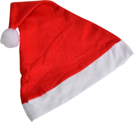 Świąteczna czapka z pomponem 28 × 38 cm