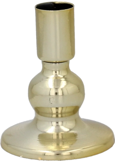 Metalowy minimalistyczny świecznik na tealighty, czarny 7 × 7 × 9 cm