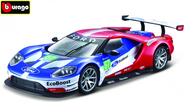 Metalowy model auta 1:32 BBURAGO FORD GT Le Mans 2017 #67