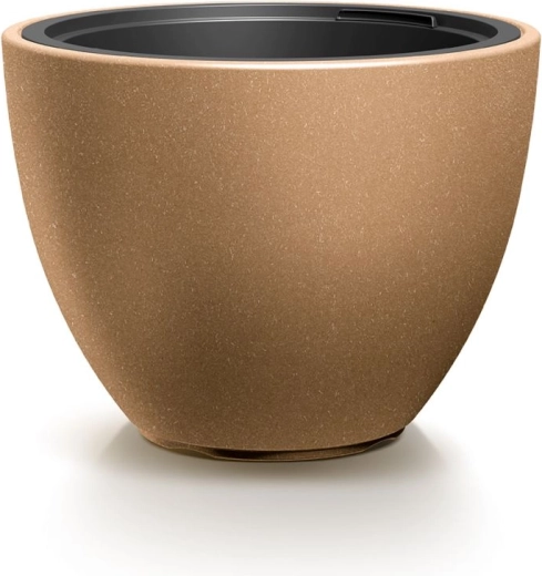 Donica z wkładem HEOS Eco Wood, średnica 56,9 cm, kolor Naturo Eco