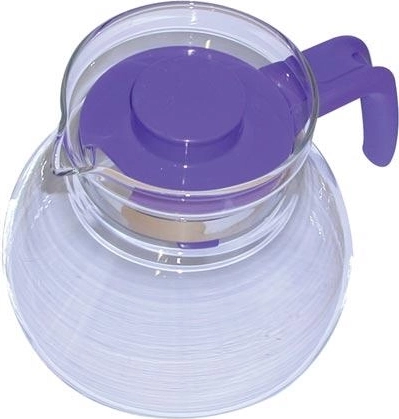 Szklany czajnik Matura 1 l z plastikową pokrywką i uchwytem