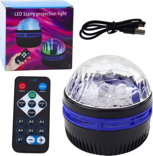 LED projektor gwiazd z pilotem i efektami świetlnymi