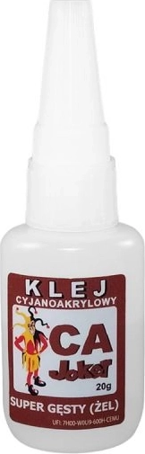 Klej cyjanoakrylowy Joker supergęsty (żel) 20 g (zamknięcie z igłą)
